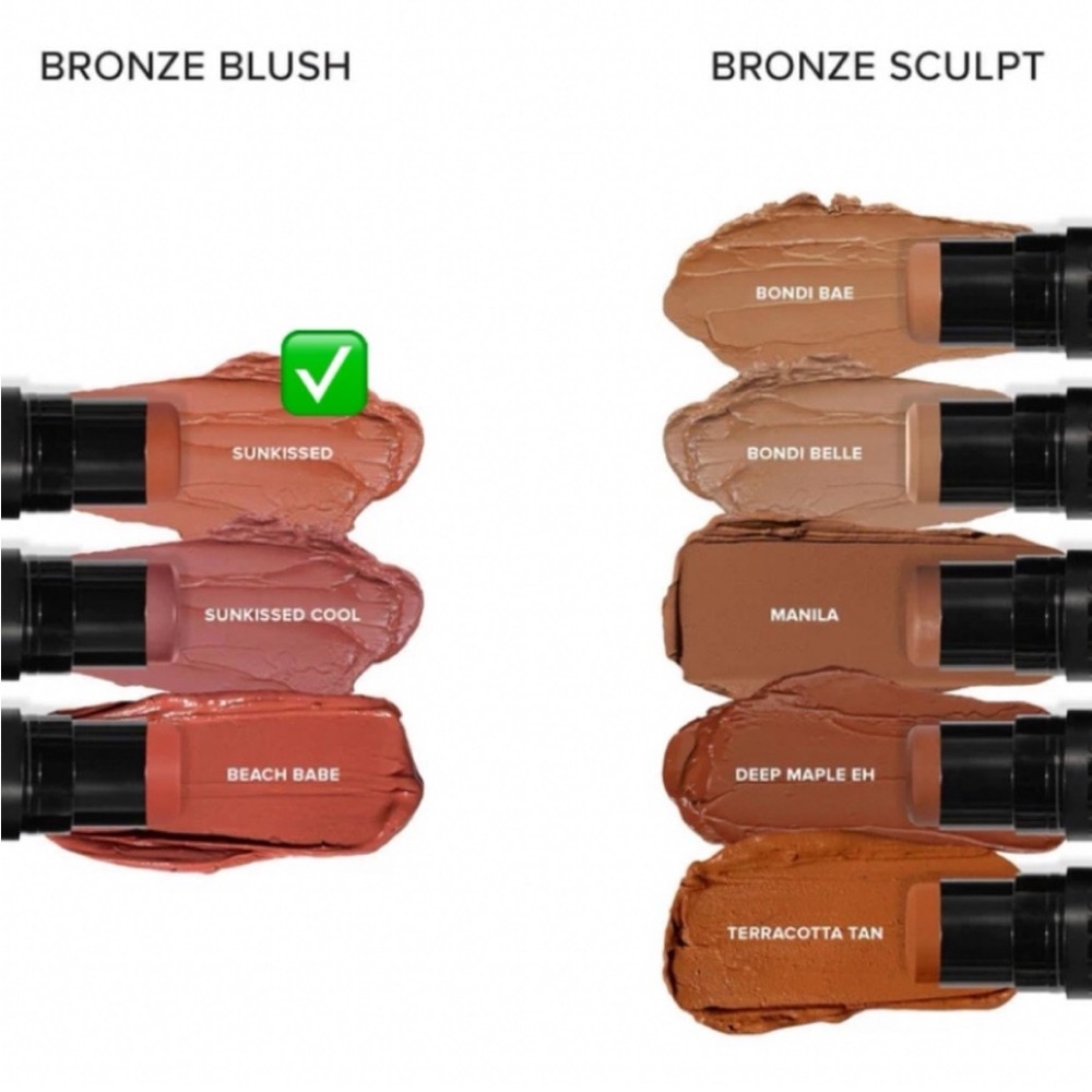 NUDESTIX Nudies Matte All Over Face Bronze Color in Sunkissed NIB - Picture 6 of 10